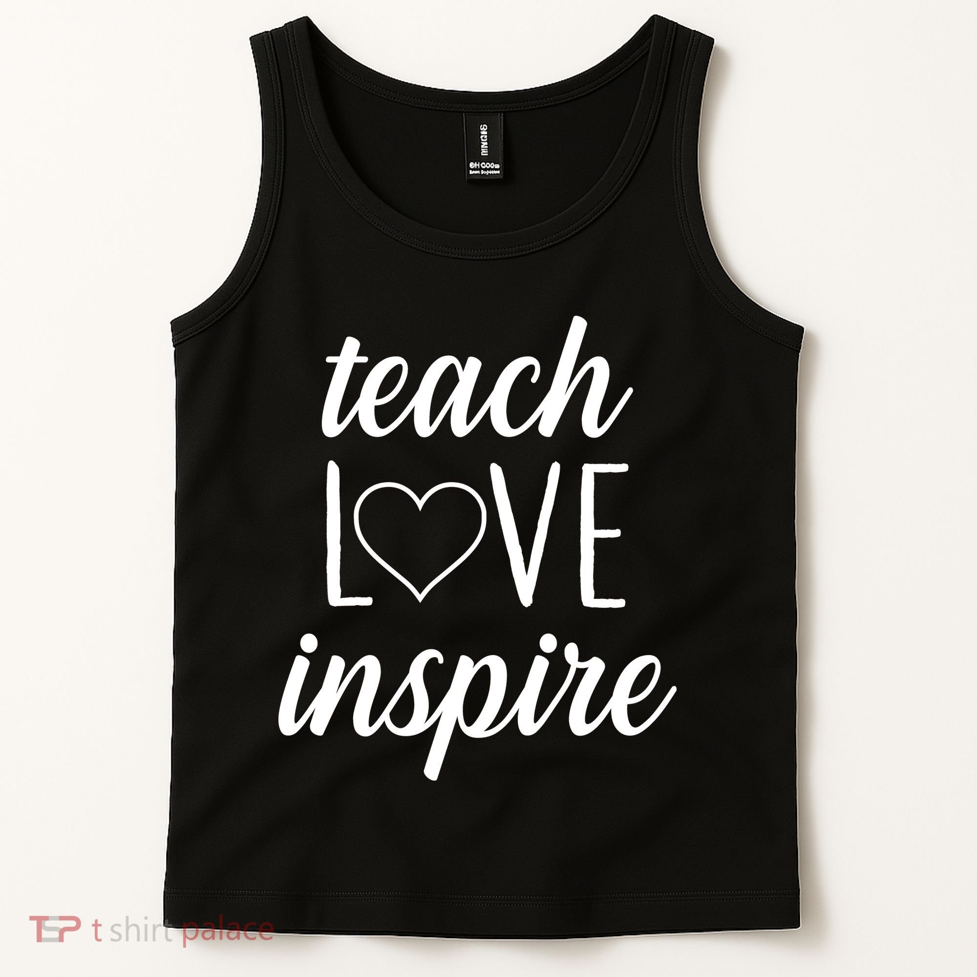 Teach Love Inspire Cute Gift For Teachers Tank Top