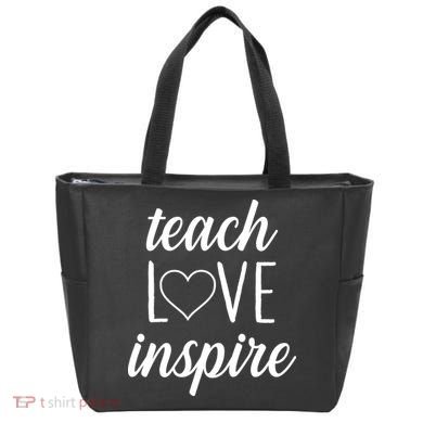 Teach Love Inspire Cute Gift For Teachers Tote Bag