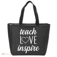 Teach Love Inspire Cute Gift For Teachers Tote Bag thumb 0