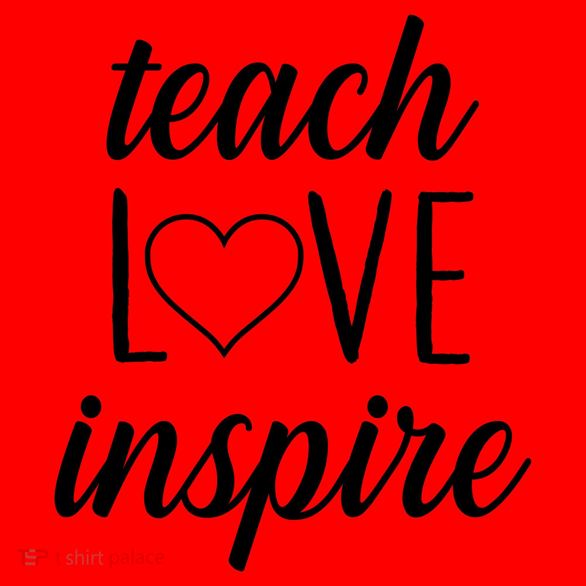 Teach Love Inspire Cute Gift For Teachers Santa Hat