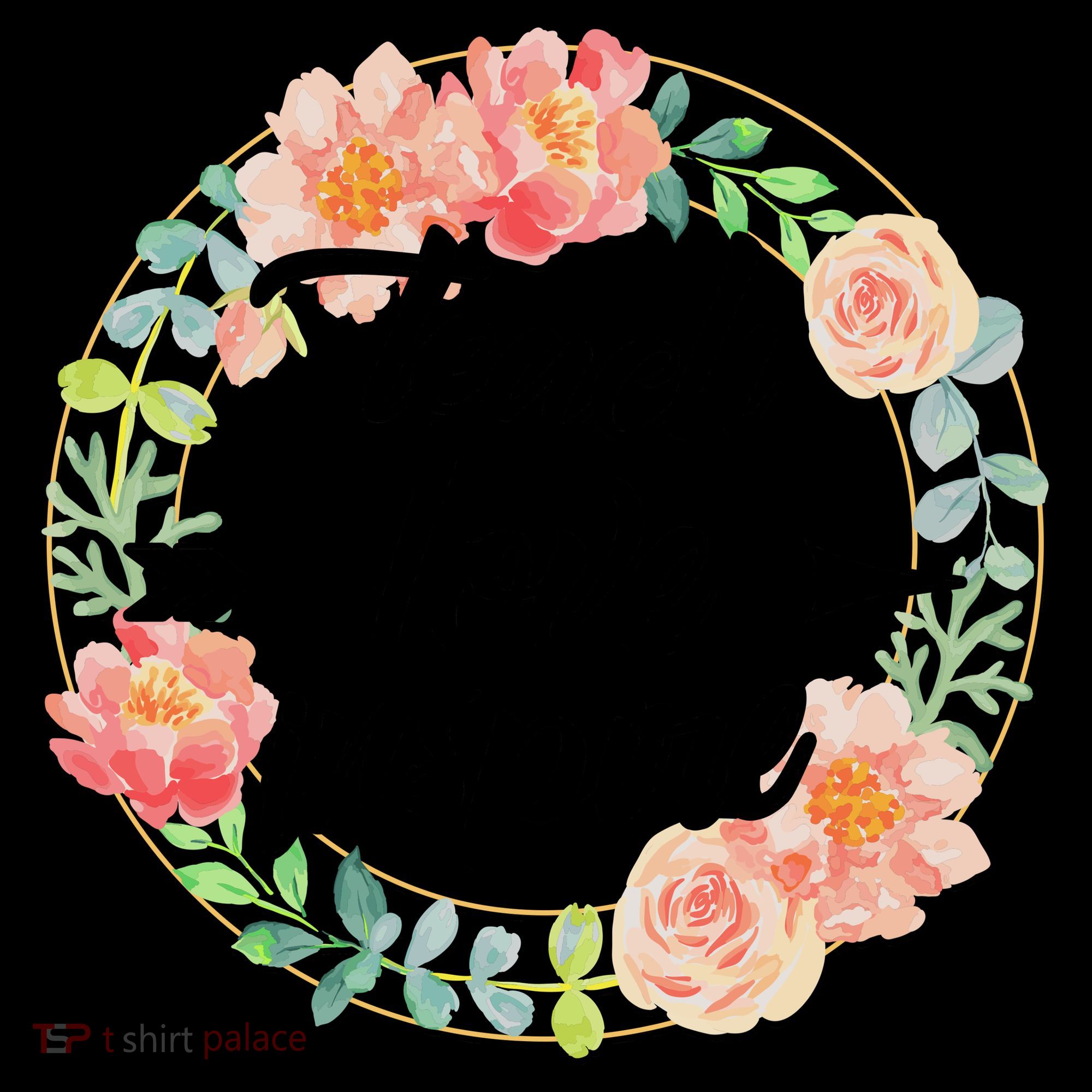 Teach Love Inspire Flower Wreath Coffee Mug