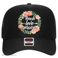 Teach Love Inspire Flower Wreath Hat thumb 0