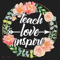 Teach Love Inspire Flower Wreath Hat thumb 2