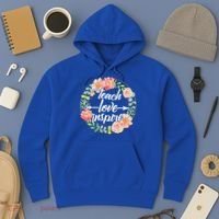 Teach Love Inspire Flower Wreath Hoodie thumb 3