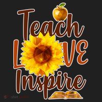 Teach Love Inspire Golden Sunflower Women's Sweatshirt thumb 2