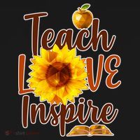 Teach Love Inspire Golden Sunflower Doggie Tank thumb 4