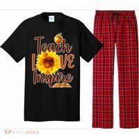 Teach Love Inspire Golden Sunflower Pajama Set thumb 0