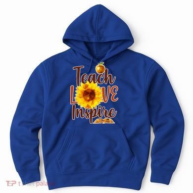 Teach Love Inspire Golden Sunflower Hoodie
