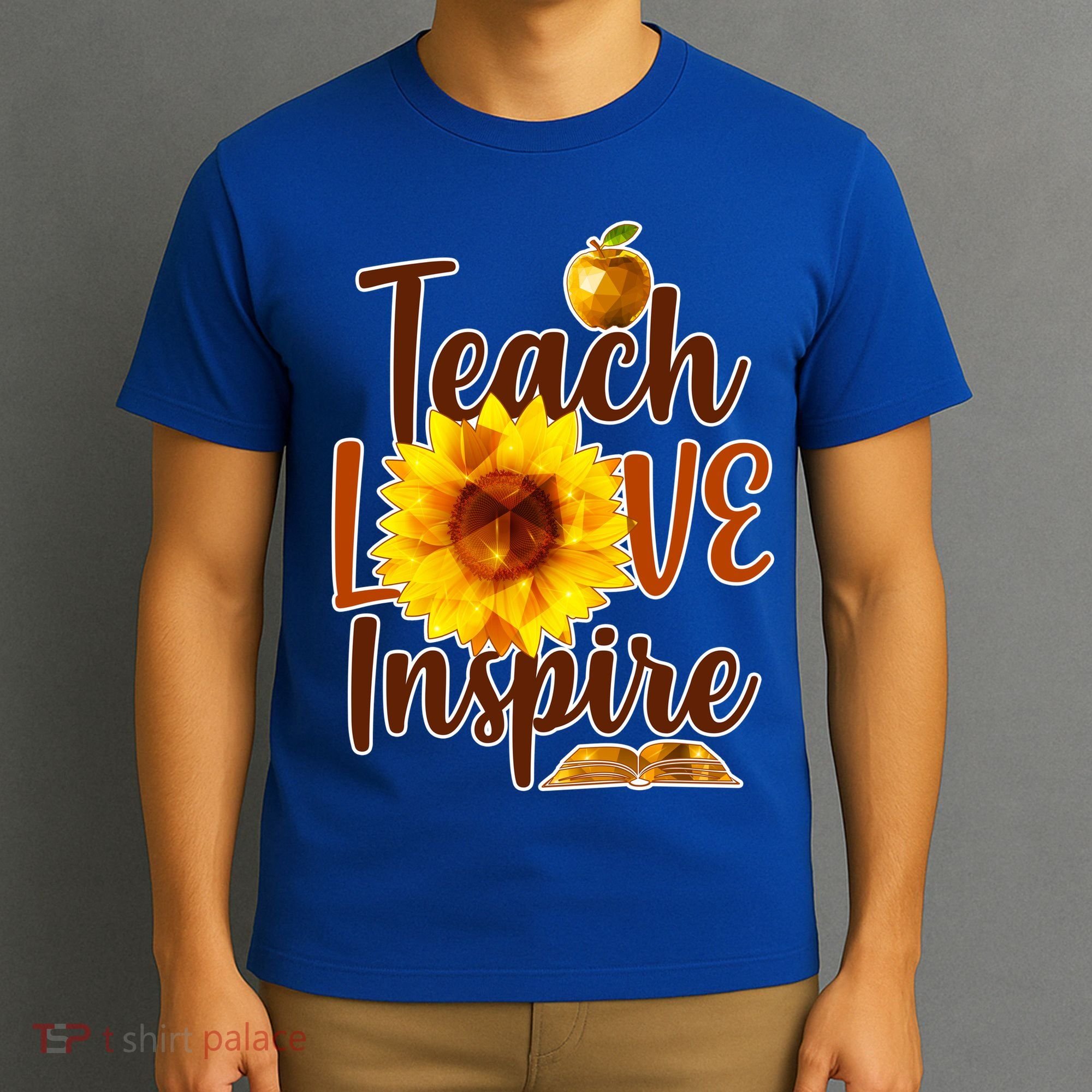 Teach Love Inspire Golden Sunflower T-Shirt