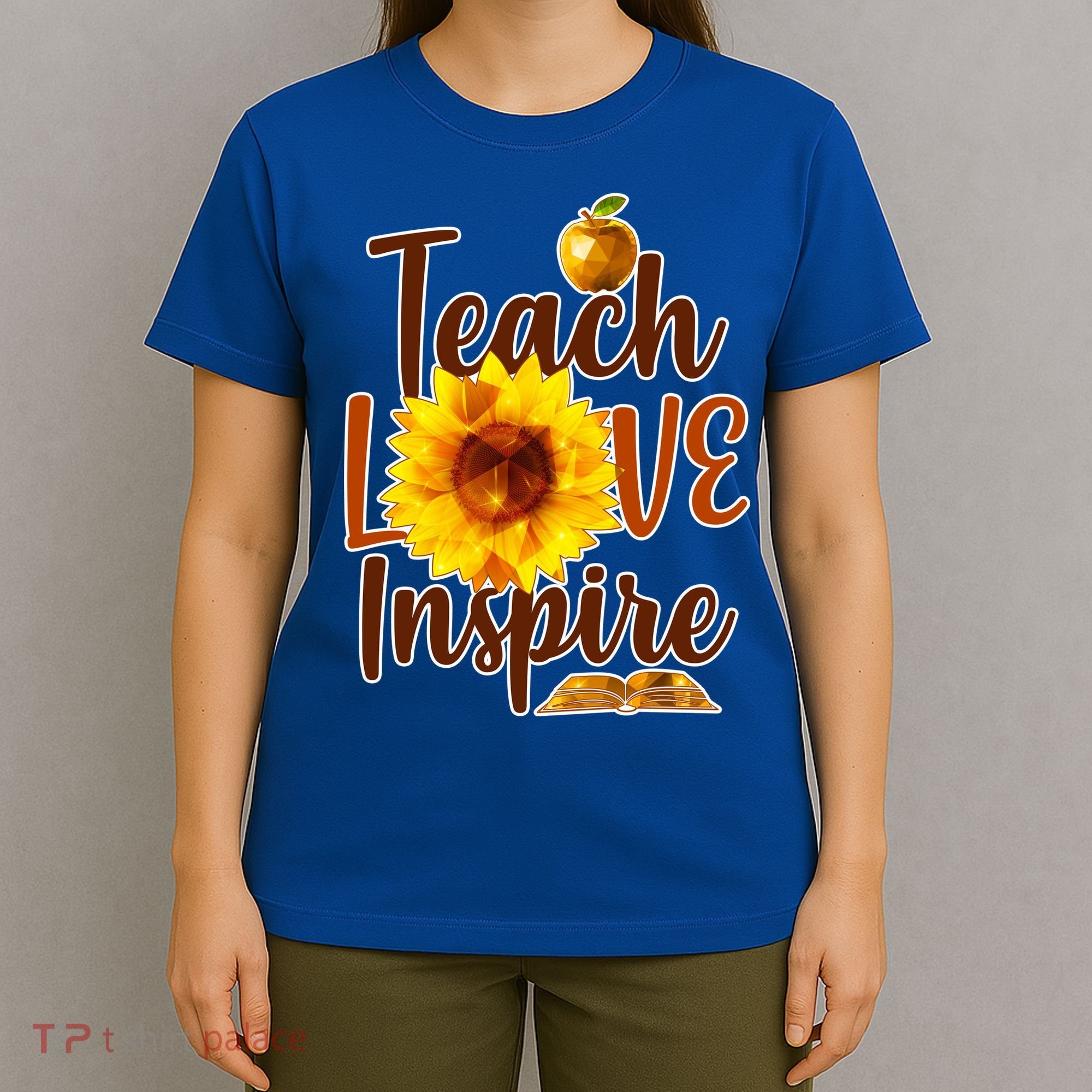 Teach Love Inspire Golden Sunflower T-Shirt