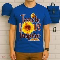Teach Love Inspire Golden Sunflower T-Shirt thumb 6