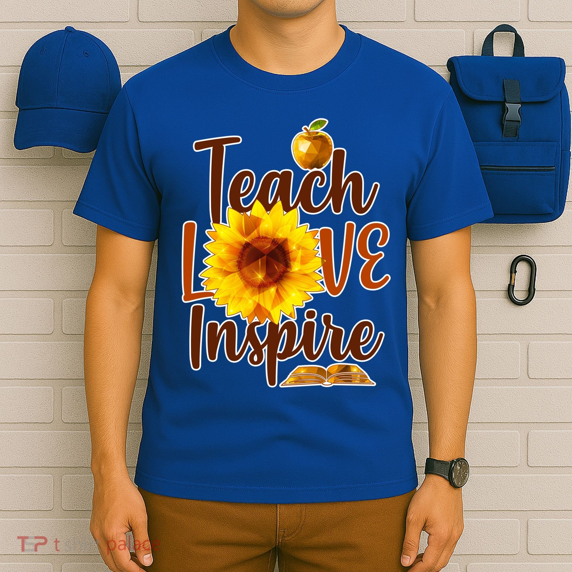 Teach Love Inspire Golden Sunflower T-Shirt