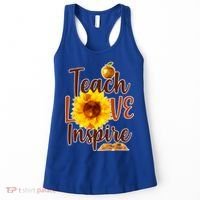 Teach Love Inspire Golden Sunflower Women's Tank Top thumb 0