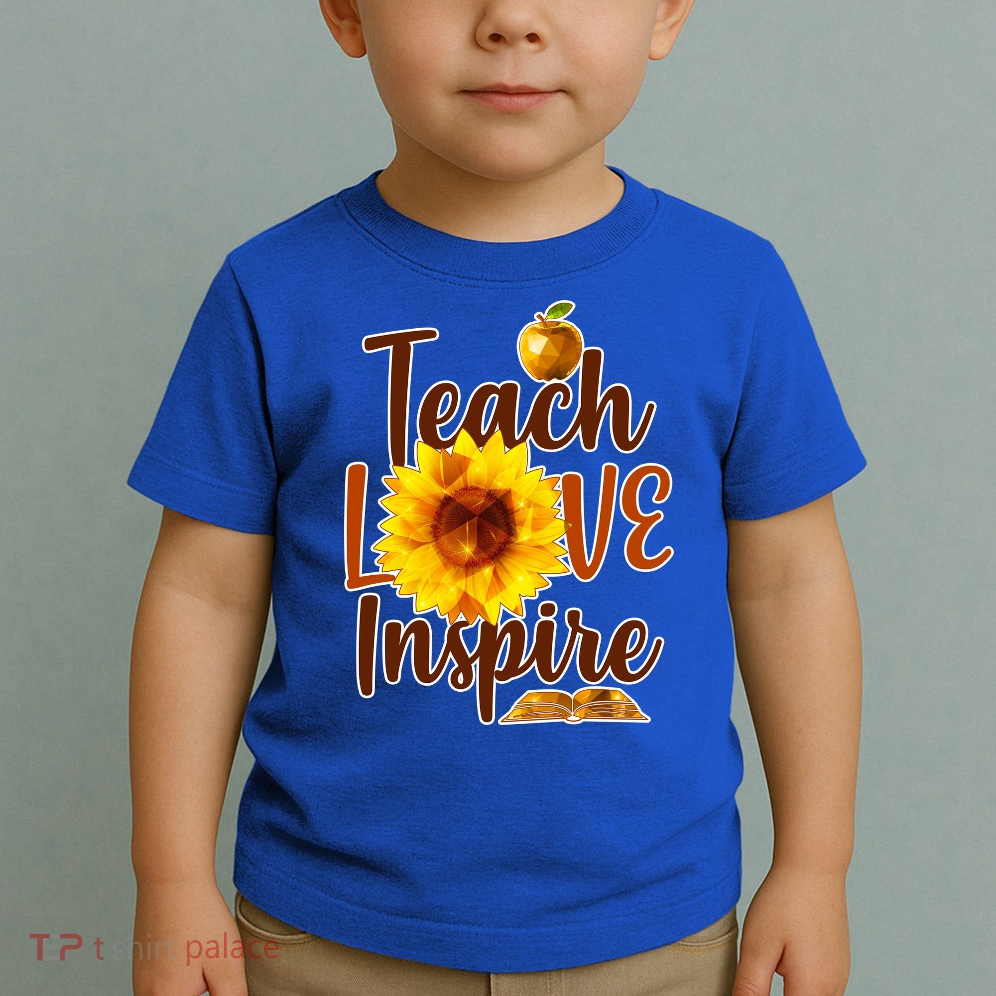 Teach Love Inspire Golden Sunflower Toddler T-Shirt