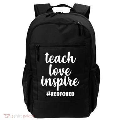 Teach Love Inspire Red For Ed Backpack