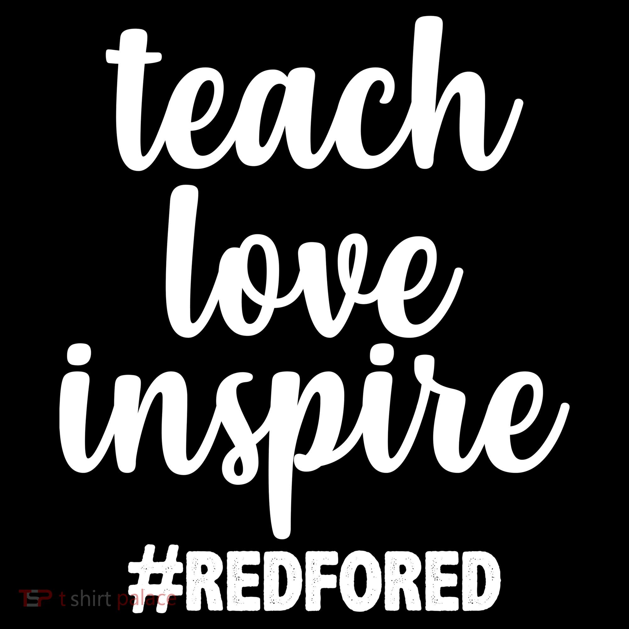 Teach Love Inspire Red For Ed Backpack