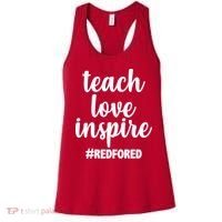 Teach Love Inspire Red For Ed Women's Tank Top thumb 0