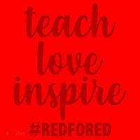 Teach Love Inspire Red For Ed Santa Hat thumb 1