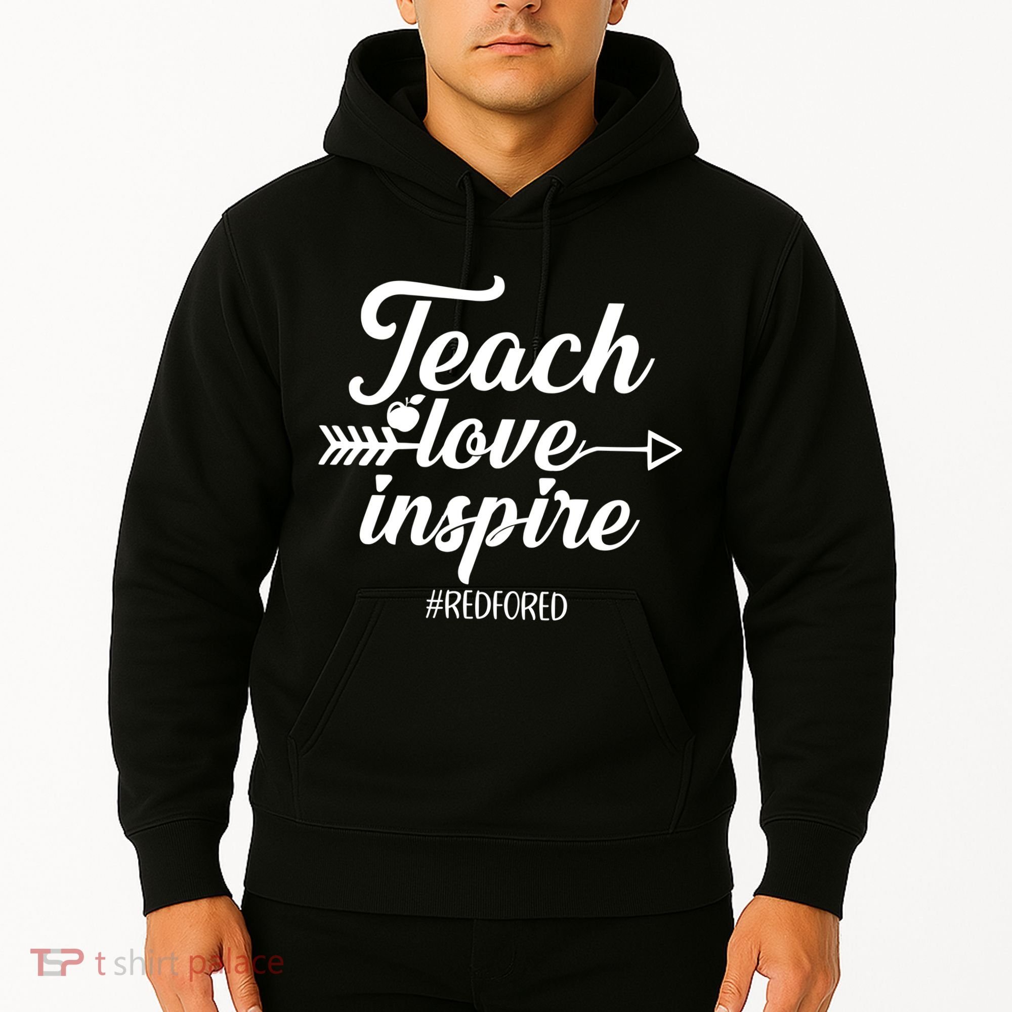 Teach Love Inspire Red For Ed1 Hoodie
