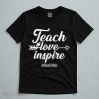 Teach Love Inspire Red For Ed1 T-Shirt thumb 5
