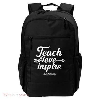 Teach Love Inspire Red For Ed1 Backpack