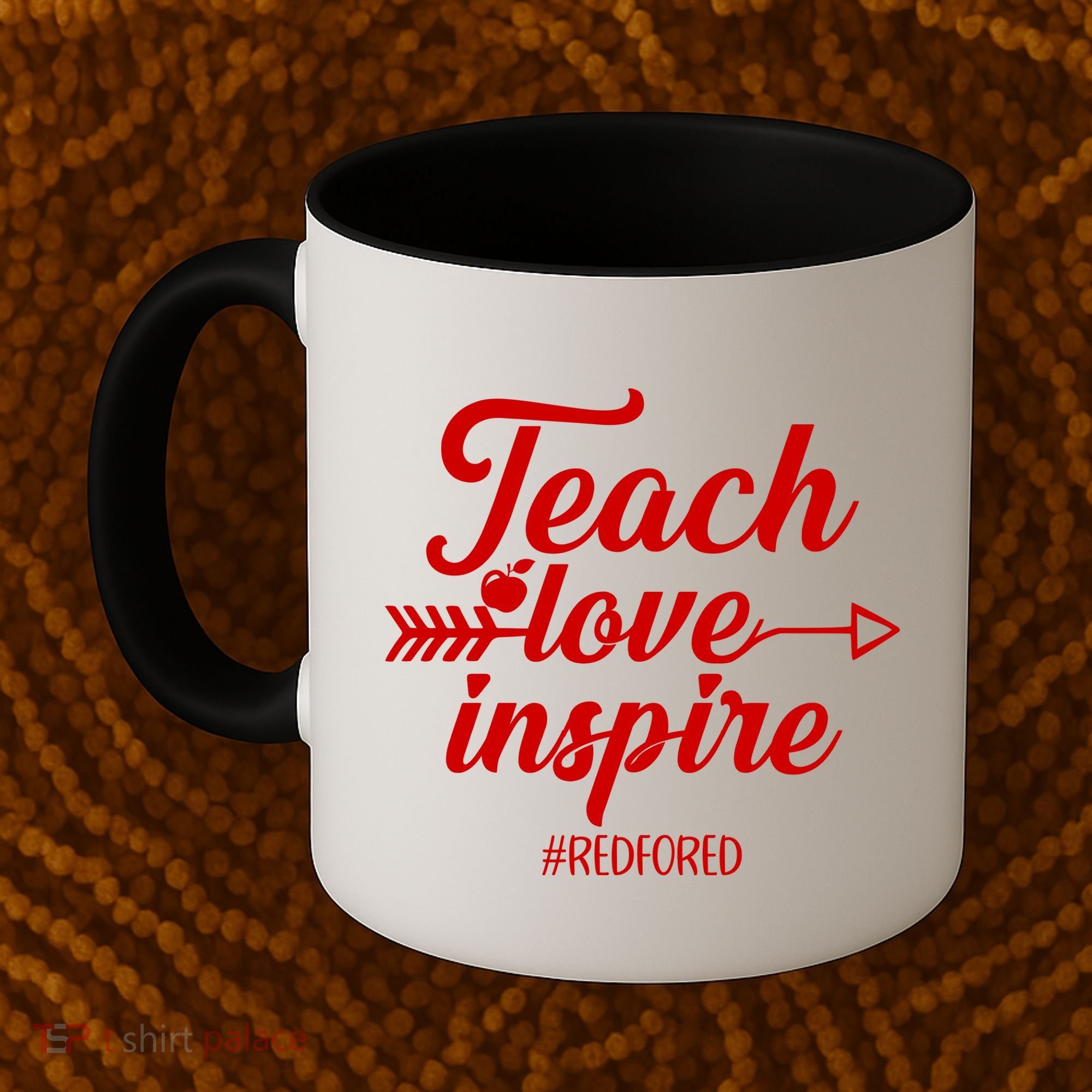 Teach Love Inspire Red For Ed1 Coffee Mug