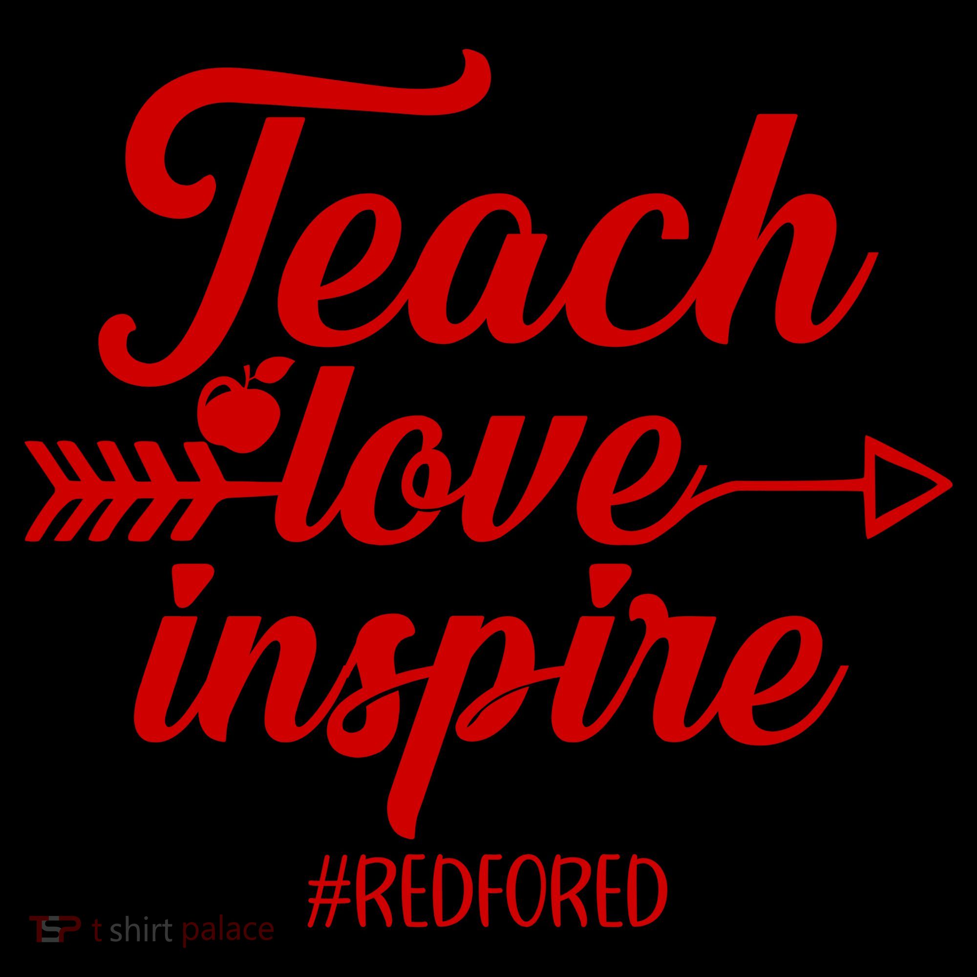 Teach Love Inspire Red For Ed1 Coffee Mug