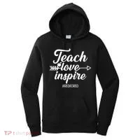 Teach Love Inspire Red For Ed1 Women's Hoodie thumb 0