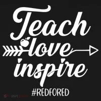 Teach Love Inspire Red For Ed1 Women's Hoodie thumb 2