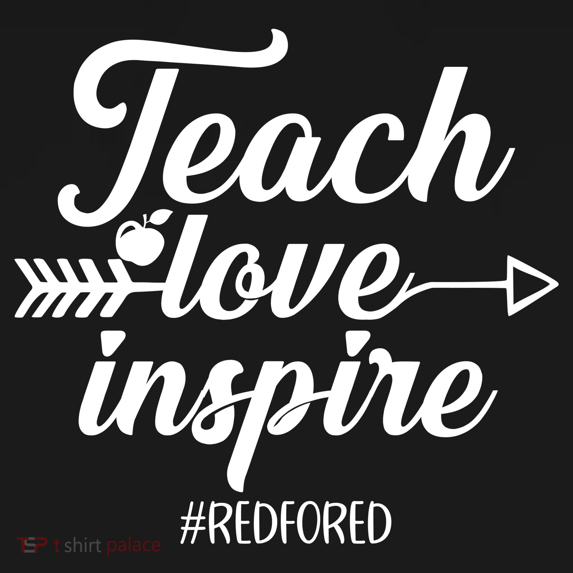 Teach Love Inspire Red For Ed1 Mousepad