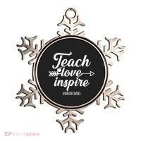 Teach Love Inspire Red For Ed1 Ornament thumb 0