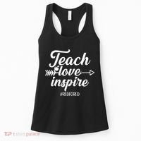 Teach Love Inspire Red For Ed1 Women's Tank Top thumb 0