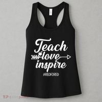 Teach Love Inspire Red For Ed1 Women's Tank Top thumb 3