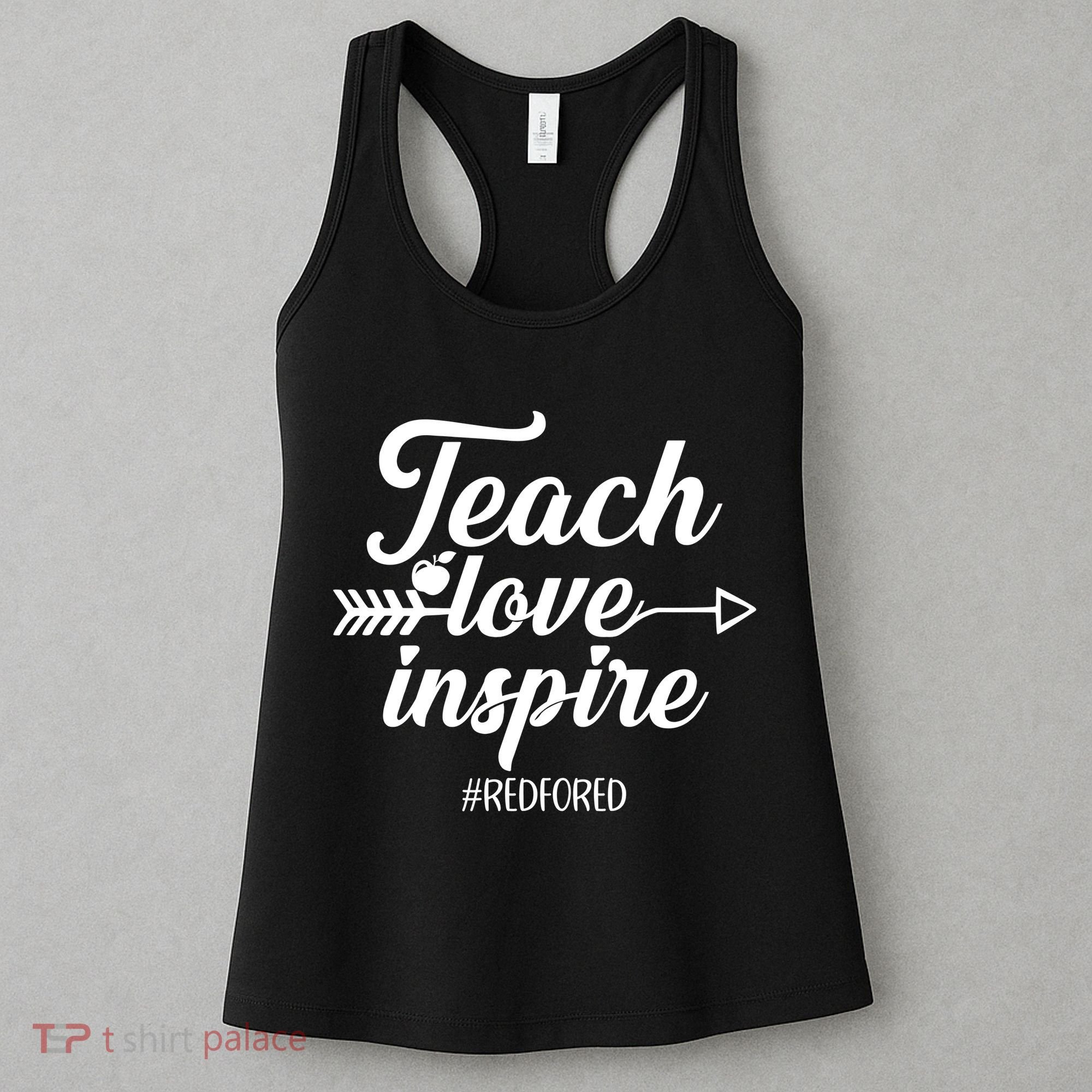 Teach Love Inspire Red For Ed1 Women's Tank Top