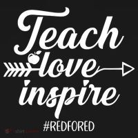 Teach Love Inspire Red For Ed1 Baby Bodysuit thumb 2