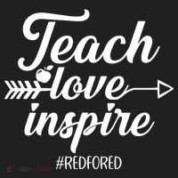 Teach Love Inspire Red For Ed1 Hat thumb 2