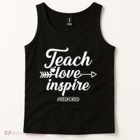 Teach Love Inspire Red For Ed1 Tank Top thumb 2