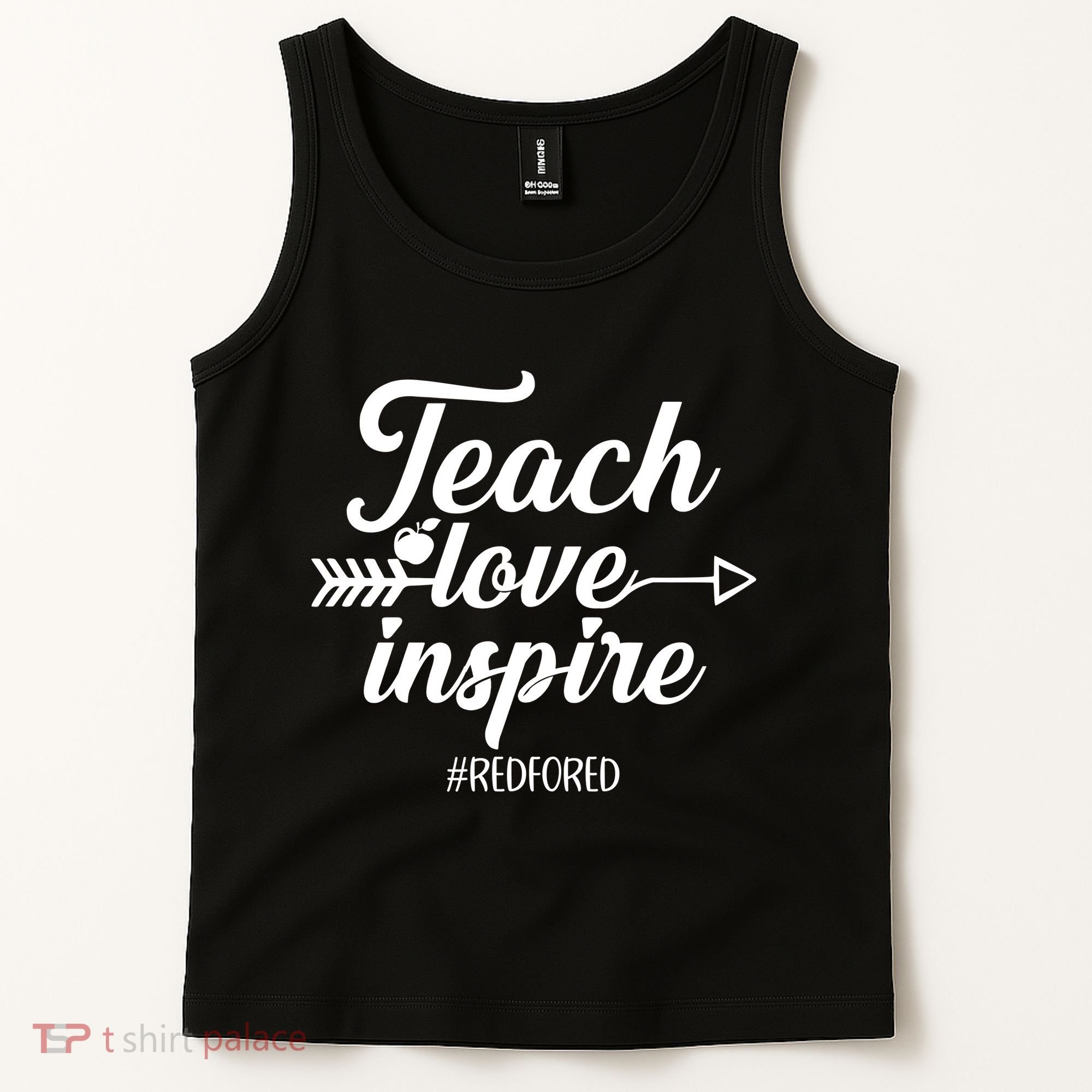 Teach Love Inspire Red For Ed1 Tank Top
