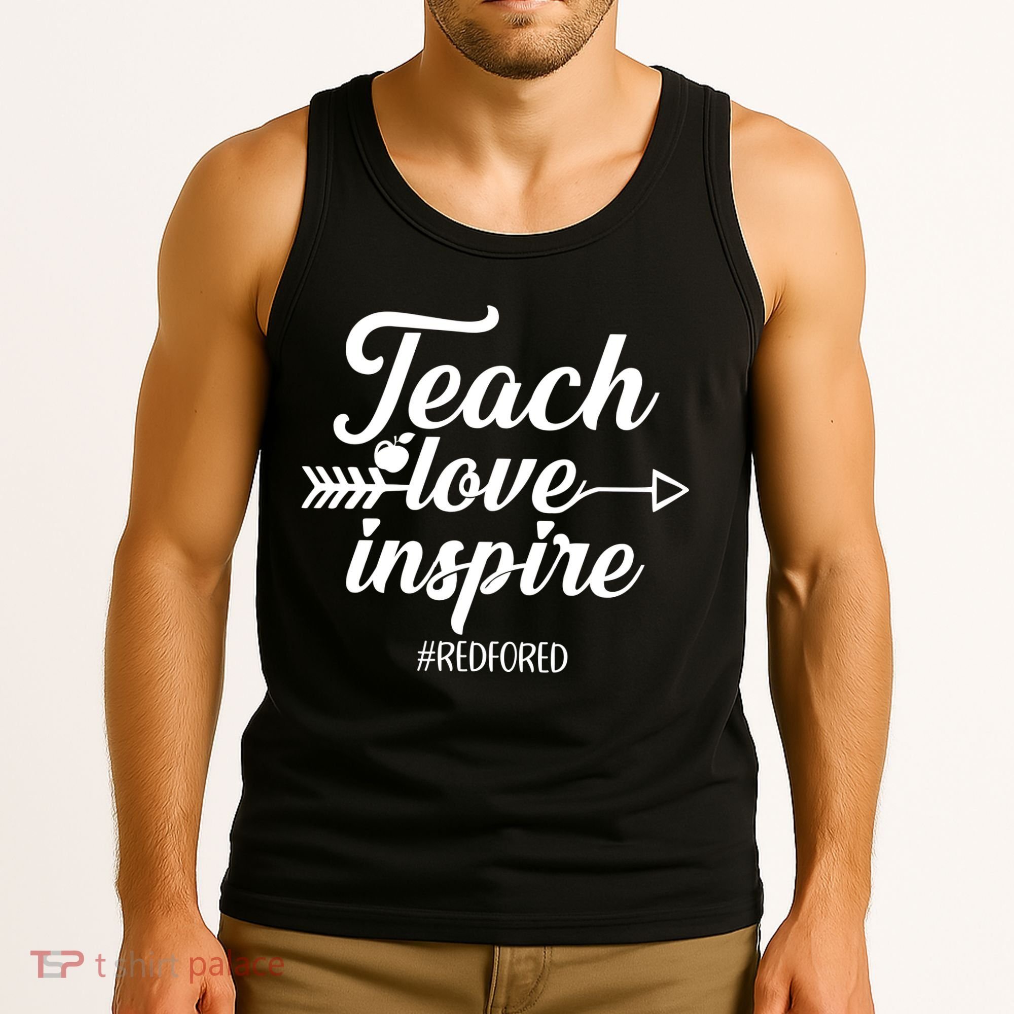 Teach Love Inspire Red For Ed1 Tank Top