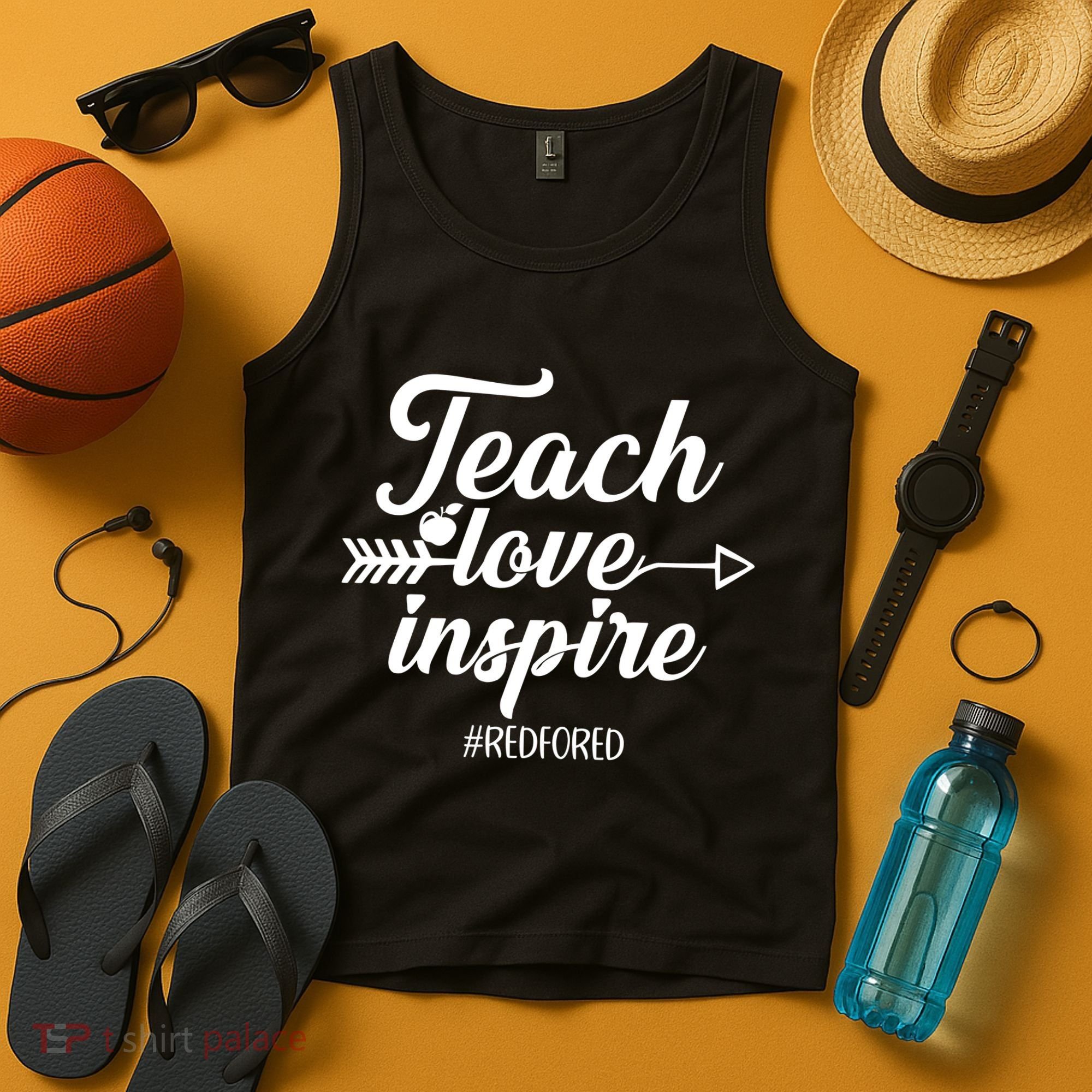 Teach Love Inspire Red For Ed1 Tank Top