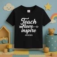 Teach Love Inspire Red For Ed1 Toddler T-Shirt thumb 3