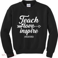 Teach Love Inspire Red For Ed1 Kids Sweatshirt thumb 0