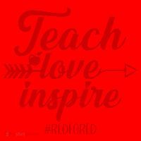 Teach Love Inspire Red For Ed1 Santa Hat thumb 1
