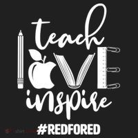 Teach Love Inspire #REDFORED Golf Towel thumb 3