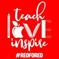 Teach Love Inspire #REDFORED Doggie Tank thumb 4