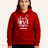 Teach Love Inspire #REDFORED Hoodie thumb 5