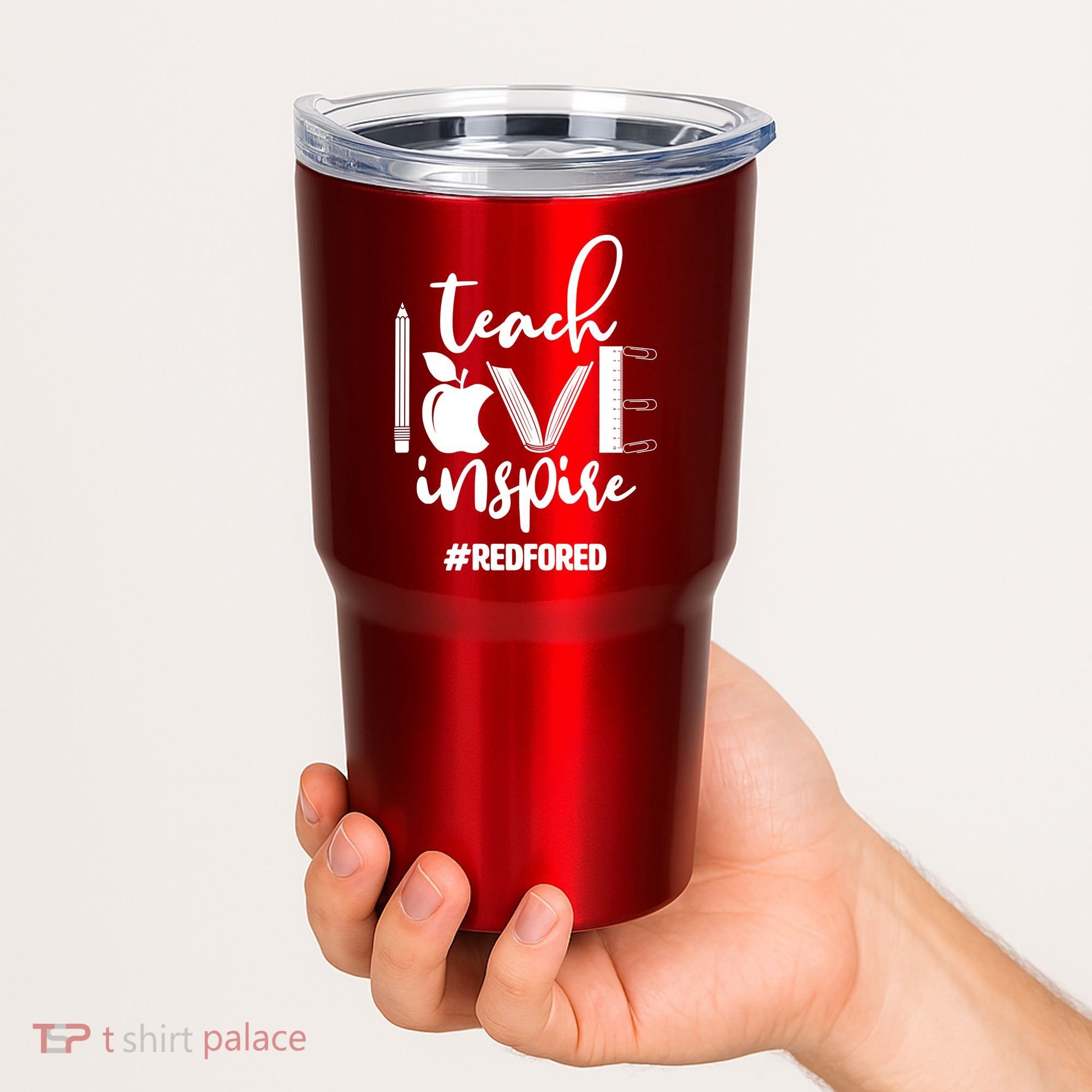 Teach Love Inspire #REDFORED Tumbler