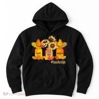 Teach Love Inspire Teacher Life Autumn season Hoodie thumb 0