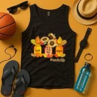 Teach Love Inspire Teacher Life Autumn season Tank Top thumb 4