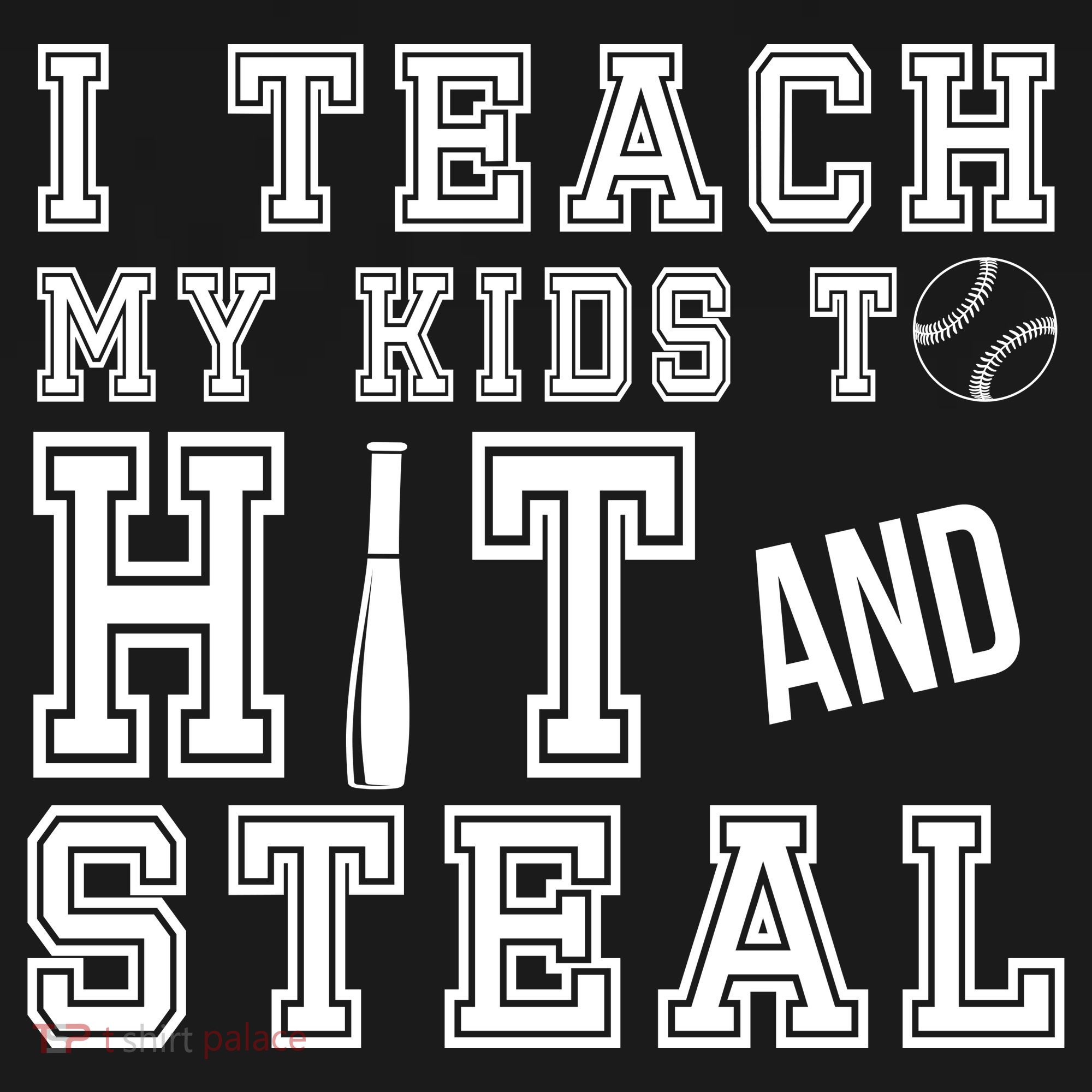 Teach My Kids To Hit And Steal Baseball Women's Tank Top